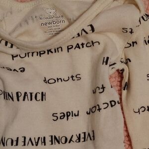 Koala Kids Cream Bodysuit with Black Text